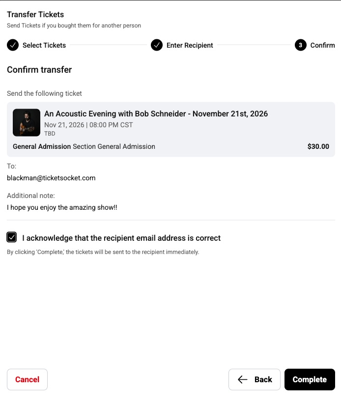 Step 3: Review and confirm